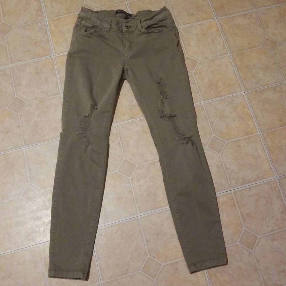 (2 for $10)Size 7 green jeggings